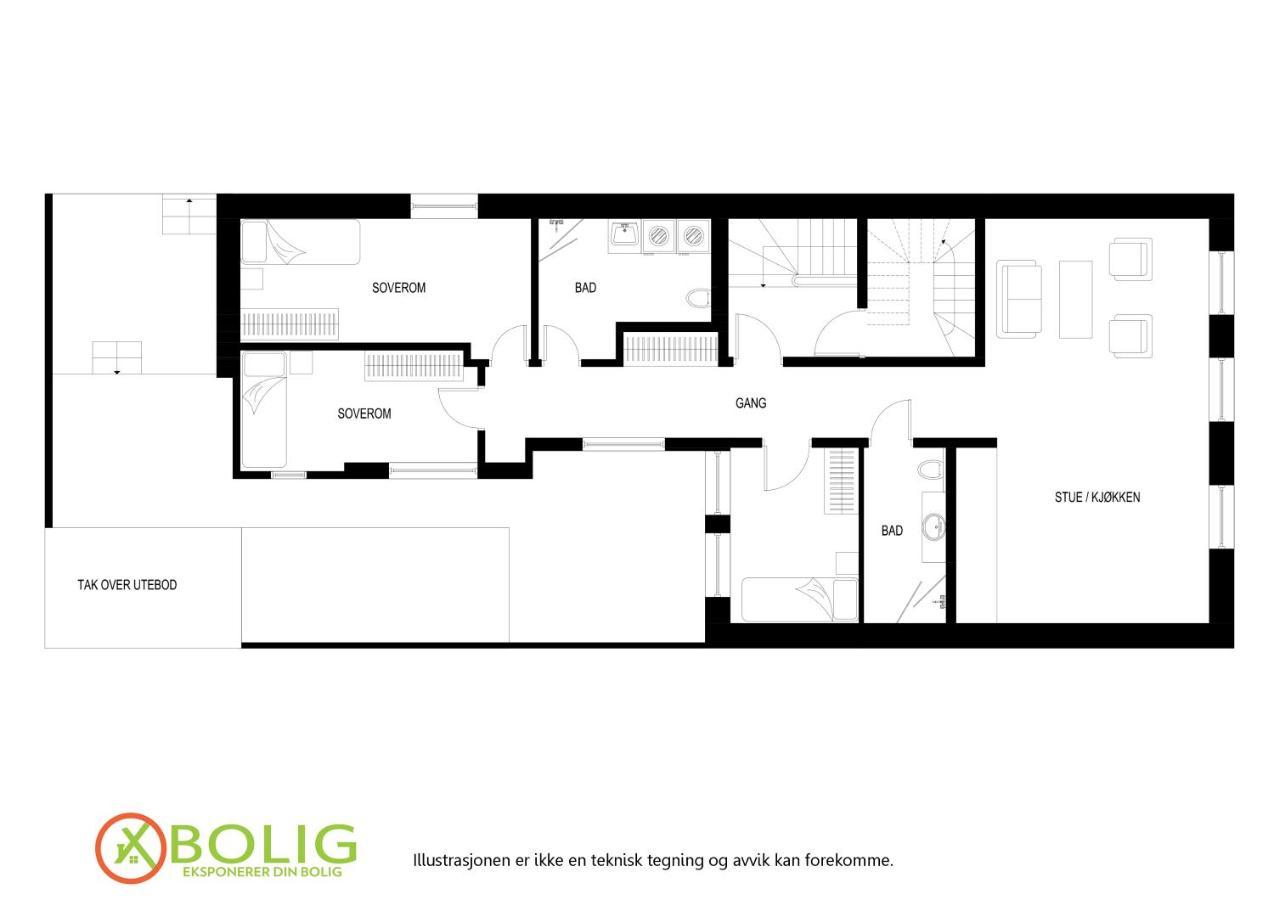 Keyser Apartments 6 Bergen Bagian luar foto